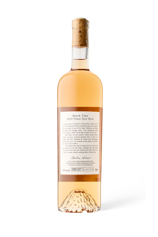 Aasha Wines - Bench Time - 2022 Pinot Noir Rosé
